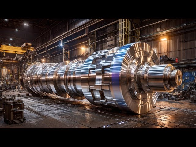 How Massive Gears and Steel Shafts Are Really Manufactured |  Amazing Metalworking Processes
