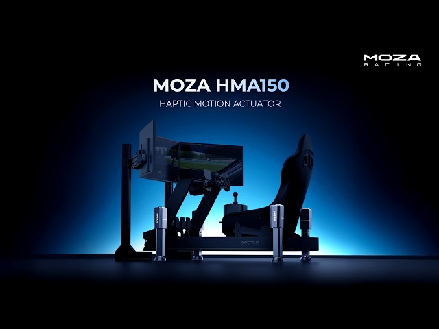 Officially live — meet the MOZA HMA150 Haptic Motion Actuator. 🏁