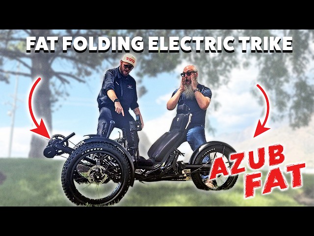 Titanium Suspension, Fat Gnarly Tires & Big Bad Rohloff Transmission  UTCustom Azub Ti-Fly Fat Trike