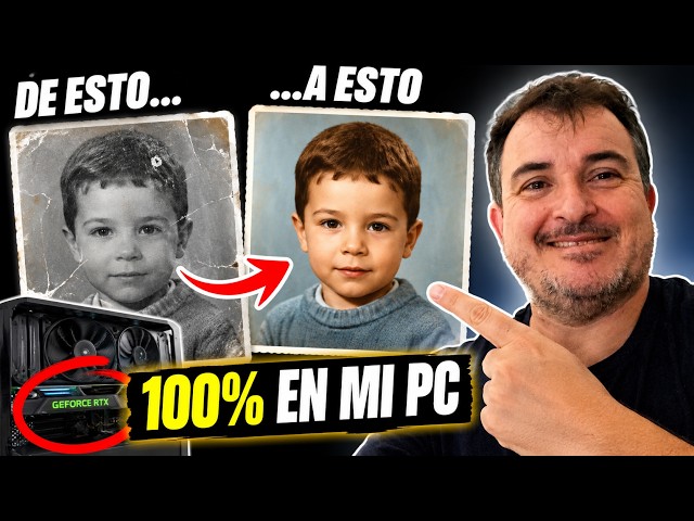 He creado una IA que restaura fotos antiguas SIN pagar ChatGPT