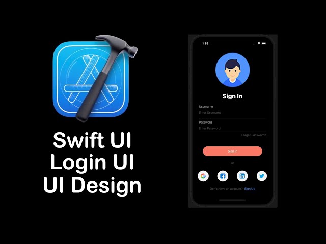 Login UI Design | iOS Development | Swift UI & Xcode | OS DEV