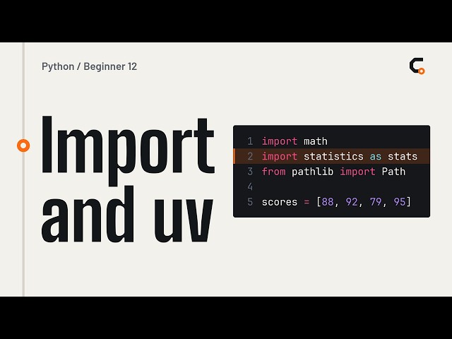Python Modules, import and uv: Packages and pyproject (Beginners #12)