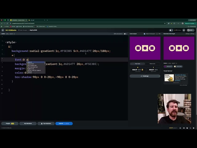 CSS Battle Daily Target - Fun Patterns