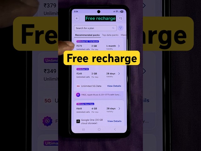 Free Recharge Kaise Kare? 2026 ke 10 Best Apps aur Tarike