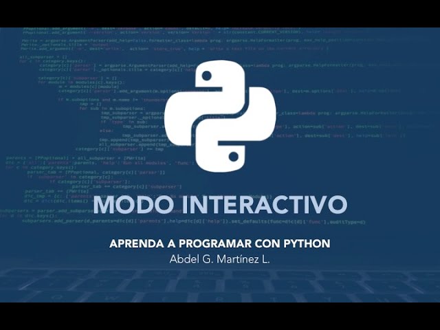 Aprenda a Programar con Python - Modo Interactivo