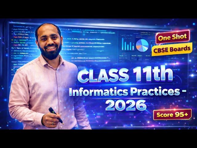 SQL 1- Informatics Practices Quick Revision | Complete Syllabus | CBSE 2026