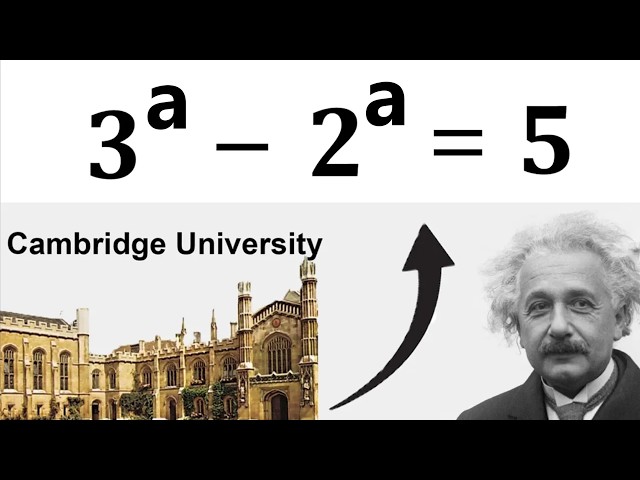 A Great Olympiad Question | Solve for a