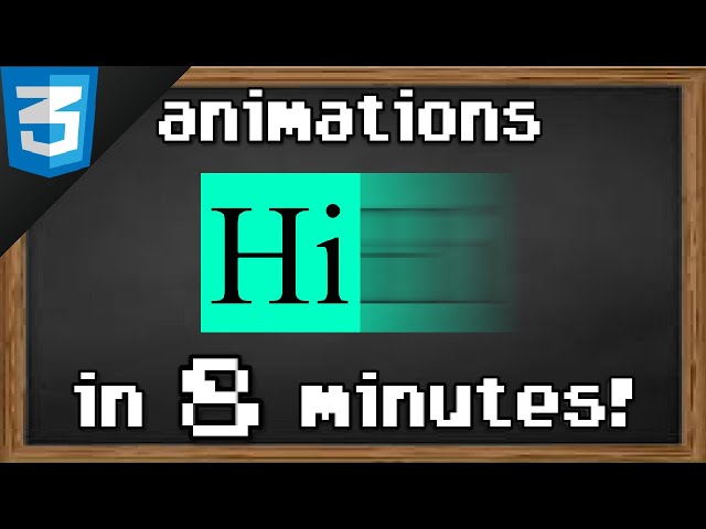 Learn CSS animation in 8 minutes 🎞️