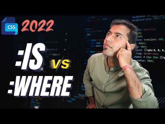 🔥 20 Lines of code in 1 Line using :IS vs :Where pseudo-classes in CSS