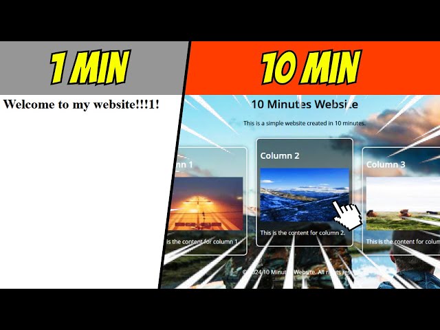 Build Your First Website in 10 MINUTES: Basic HTML & CSS Tutorial
