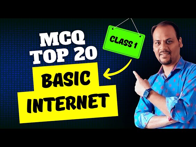 ✅ MCQ TOP 20 - Class 1 Basic Internet // Computer Question in Hindi // Computer Master ji