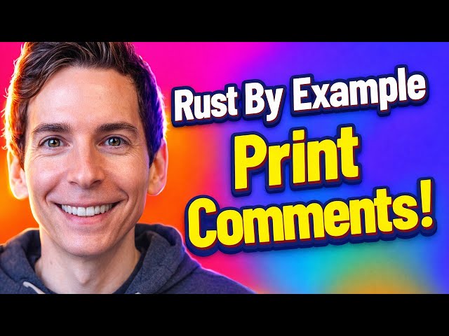 Rust By Example Print Comments