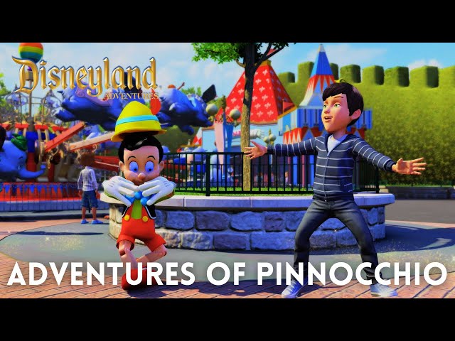 Disneyland Adventures - Walkthrough 2K 60FPS HDR - Adventures of Pinnocchio