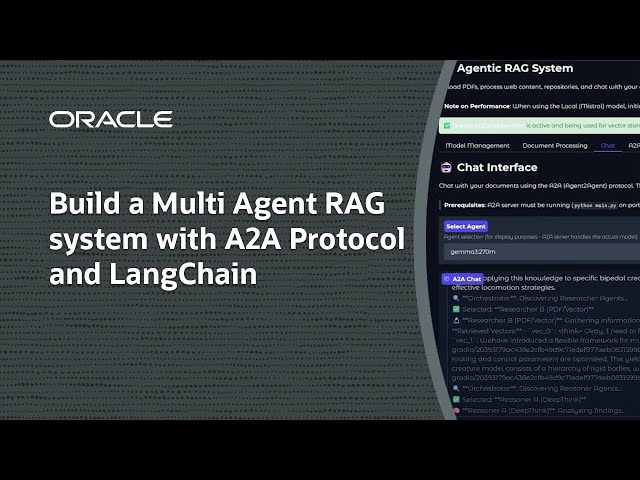 Build a Multi Agent RAG system with A2A Protocol and LangChain