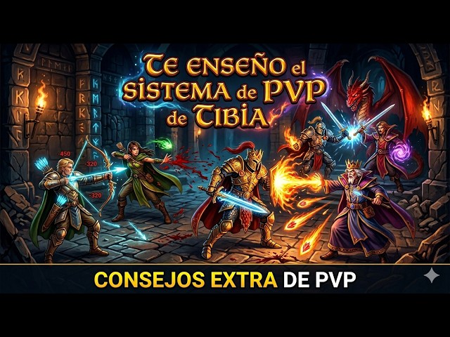 ⚔️ TIBIA: I'LL TEACH YOU the PvP SYSTEM 🔥 EVERYTHING you NEED TO KNOW