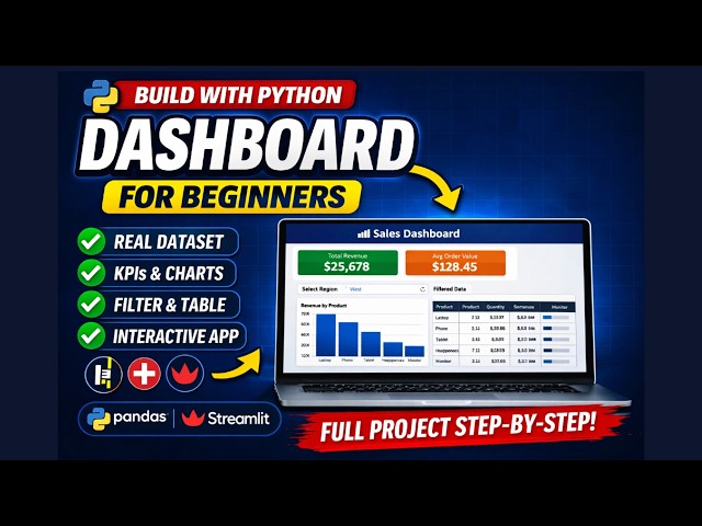 Build a Python Dashboard in 10 Minutes (Beginner Project)