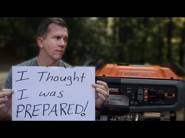 6 mistakes I made prepping for a natural disaster (Hurricane Helene). Learn from my errors.