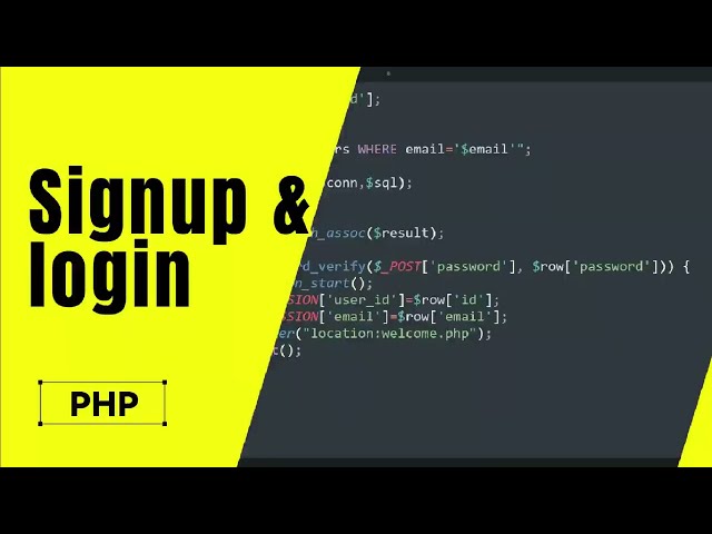 Simple Signup & Login System with PHP & MySQL Database | Full Bangla Tutorial