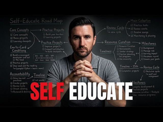 How to Teach Yourself Anything (The Self-Study Blueprint)