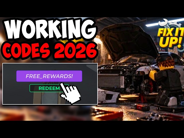 *NEW UPDATE* ALL WORKING CODES FOR FIX IT UP IN 2026! ROBLOX FIX IT UP CODES