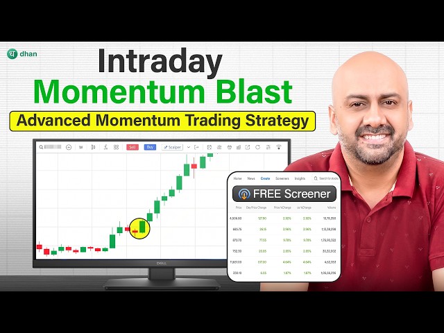 Intraday Momentum Blast Strategy | Find Explosive Trades Using Free Screener