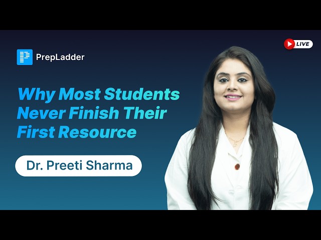 NEET PG: Why Students Never Finish One Resource | Dr. Preeti Sharma LIVE