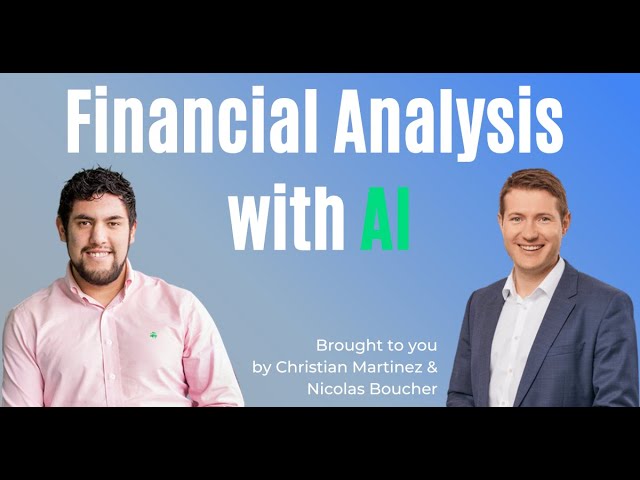 AI in Finance with Python and ChatGPT with Christian Martinez and Nicolas Boucher