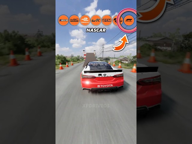 Cars Jump & Brake Test #nascar #motogp