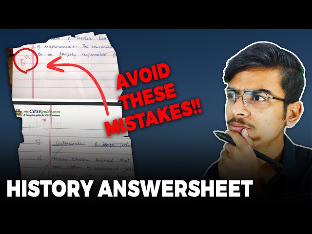 History Topper Answersheet DEEP ANALYSIS for Board Exams 2024
