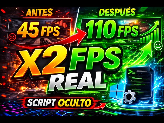 This Secret Script DOUBLE your FPS on ANY Windows PC 😱🔥