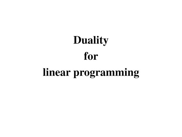 Duality ||  linear programming #بالعربي