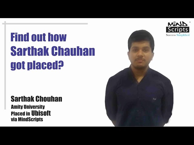 Sarthak Chouhan Testimonial