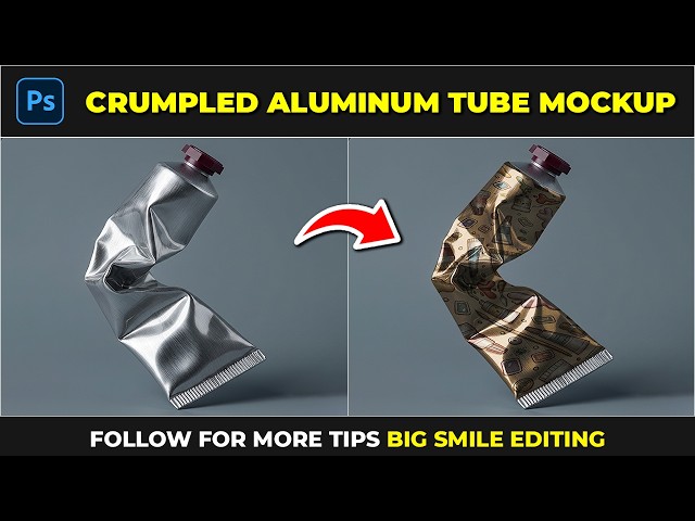 This Aluminum Tube Mockup Looks TOO Real… (Photoshop Tutorial)