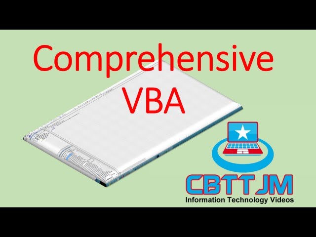 Comprehensive VBA-Part 06 Saving Word Documents