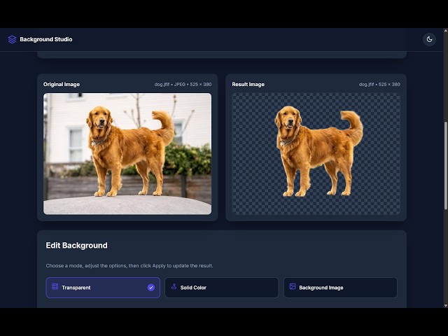 Background Removal Studio | AI Background Removal with FastAPI, PyTorch & BiRefNet