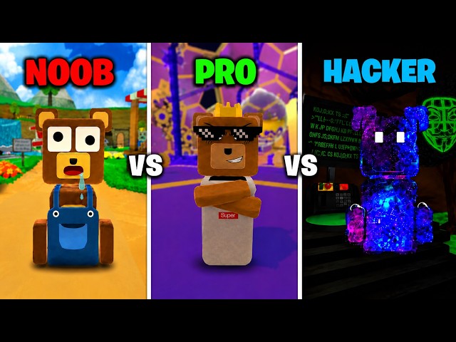 NOOB vs PRO vs HACKER in SUPER BEAR ADVENTURE 😱⭐