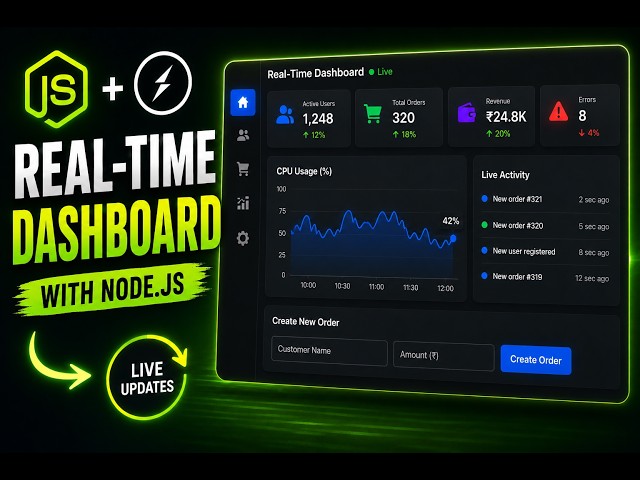 Building a Real-Time Dashboard with Node.js and websockets