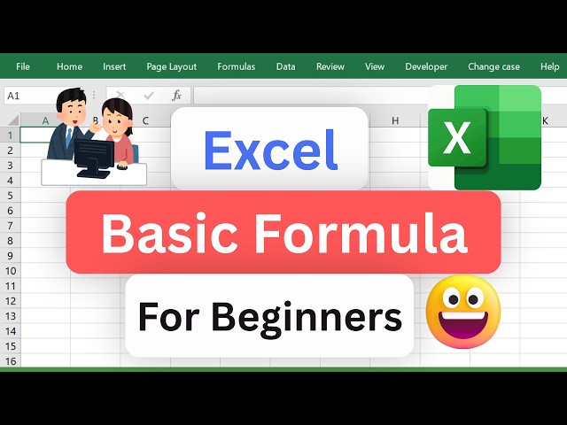 Learn 5 Basic Excel Formulas in 5 Minutes | Excel for Beginners