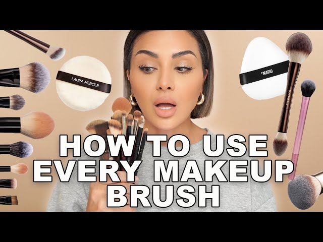 The ONLY Makeup Brushes You Need as a Beginner! (and How To Use Them)