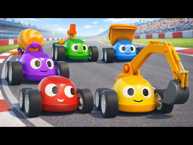 Little Construction Vehicles' Adventures | Cartoons for Kids