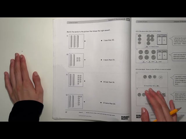 Eureka Math Grade 1 Module 4 Lesson 5 Homework | #mathwithaubrey #answers