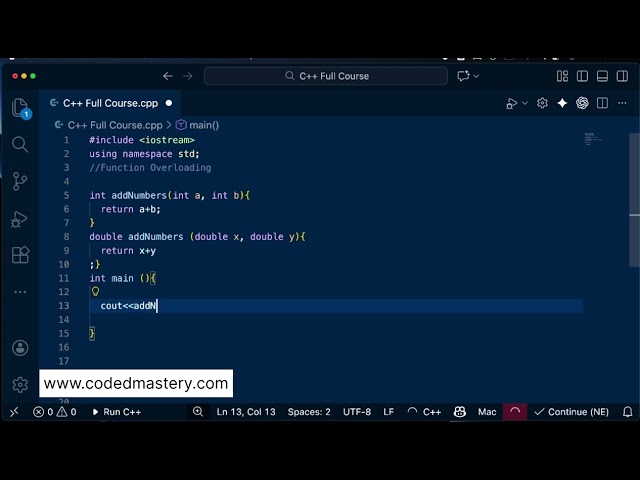 Function Overloading explained!