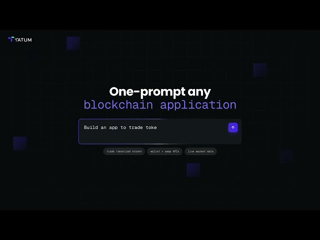 AI Web3 App Builder powered by Tatum