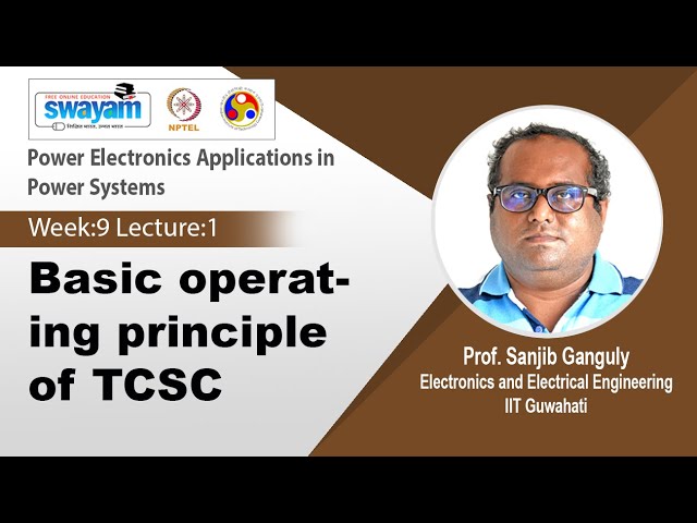 Lec 28: Basic operating principle of TCSC