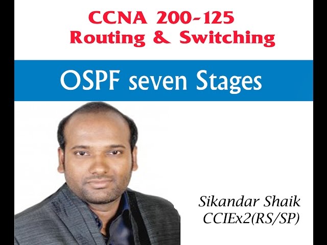 OSPF 7 Stages Explained - Complete OSPF Neighbor Process | CCNP/CCIE by Sikandar Shaik CCIEx3