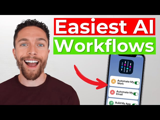 How To Use AI Workflows to Automate ANYTHING (Beginner Friendly Method)