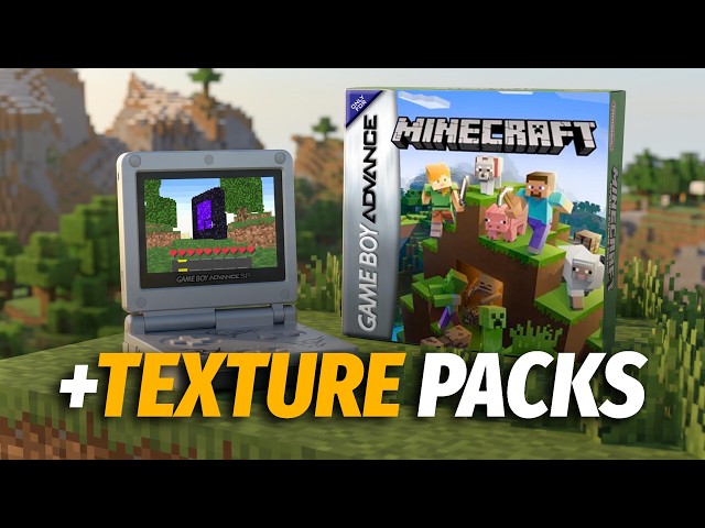 GBA Minecraft Texture Packs & Performance UPDATE!