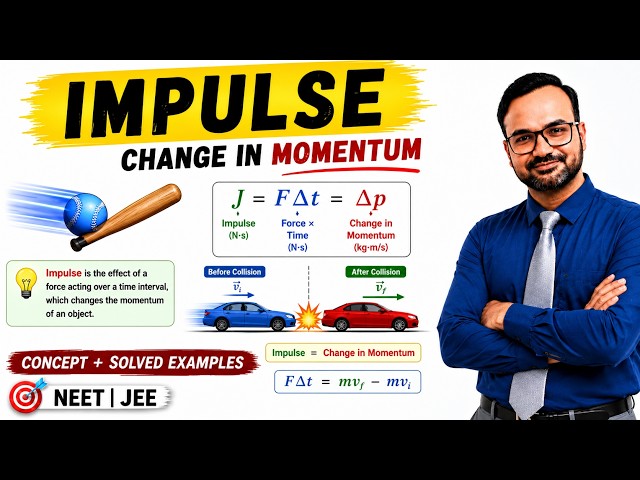 Impulse | Newton’s Laws of Motion | Impulse & Momentum | JEE & NEET Physics