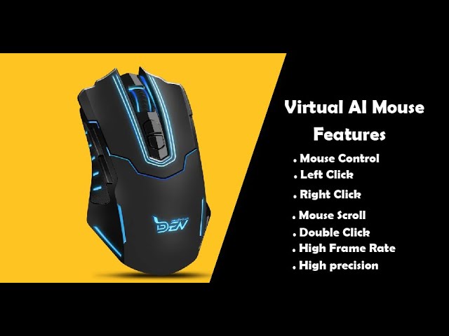 Virtual AI Mouse | Hand Gesture Control | Python Tutorial | OpenCV | Cvzone | Python Project | 2022