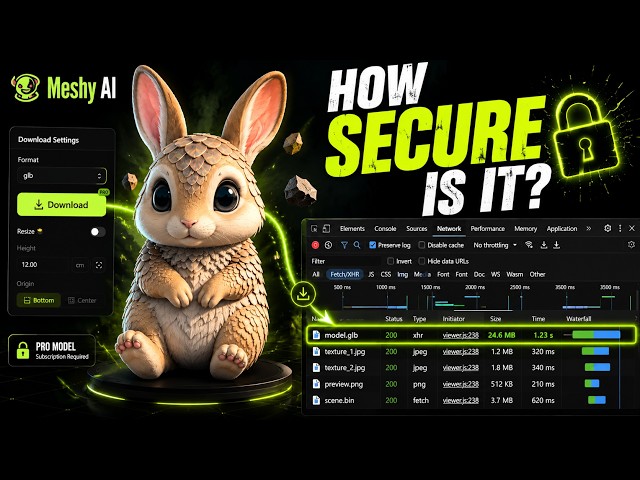 I Tested How Secure 3D Model Downloads Really Are Using Browser DevTools